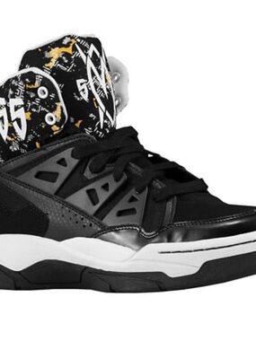 adidas Originals Mutombo Black/ White/ Yellow Mens size 10